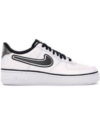 nike air force 1 nba black and white