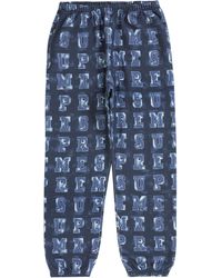 supreme blocked hoodie ice blue