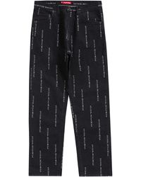 supreme black jeans