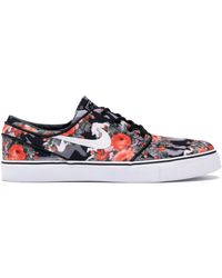 pink floral janoski