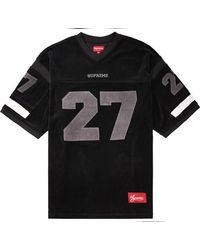 supreme velour football jersey