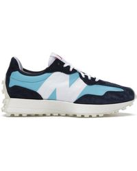 new balance 327 light blue beige