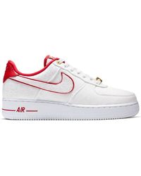 air force 1 upstep lux university red