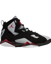 jordan true flight black varsity red wolf grey