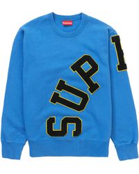 supreme blue crewneck