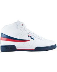 white high top filas