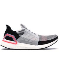 adidas ultra boost core black active purple shock red