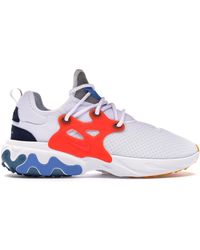 nike react presto white habanero red obsidian