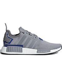 adidas nmd r1 grey and blue