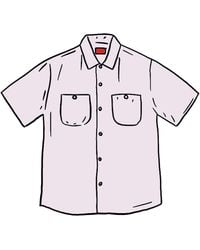 supreme silk work shirt