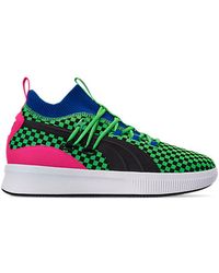 puma clyde court disrupt green