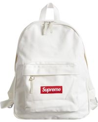 supreme backpack fw17 white