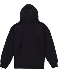 supreme quilted hoodie