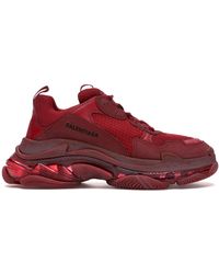 red and black triple s