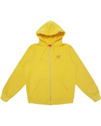 supreme world famous zip up hooded sweatshirt violet