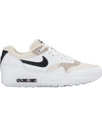 Nike Air Max 1 Black Light Bone White For Men Lyst Nike Air Max 1 Black Light Bone White For Men Lyst