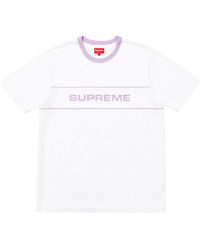 supreme piping ringer tee