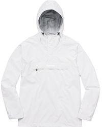 supreme world famous taped seam hooded pullover pullover blue
