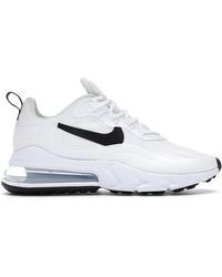 Nike Air Max 270 React Black White Bleached Coral W Lyst