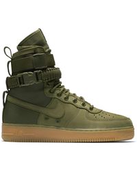 air force 1 high top olive green