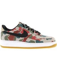 air force 1 low reflective woodland camo