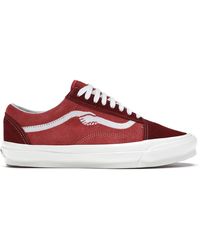 vans old skool cream red