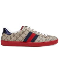 gucci trainers red