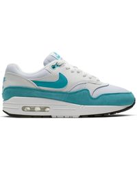 nike air max baby blue and white