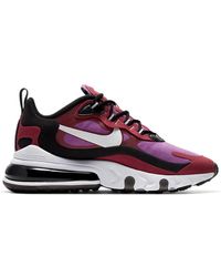 Nike Air Max 270 React Black White Bleached Coral W Lyst