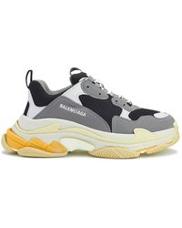 balenciaga triple s cool blue grey