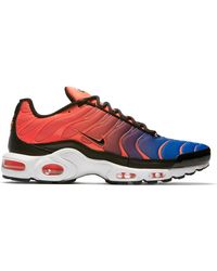 air max plus red and blue