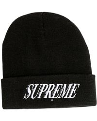Supreme Crossover Beanie in Blue - Lyst