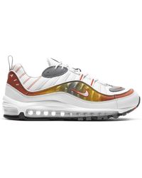 Nike Leather Air Max 98 Se In Grey Black Gray For Men Lyst