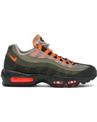 olive green and orange air max 95