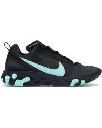 nike react element 55 black aurora green