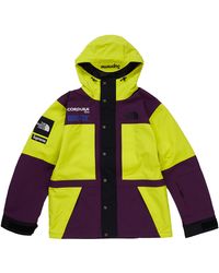 supreme the north face expedition coaches jacket yellow
