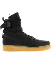 sf air force 1 mid black