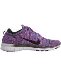 nike free flyknit womens purple
