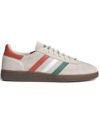 adidas originals handball spzl trainers black with gum sole