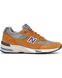 new balance 991 azul