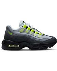 nike black and grey ombre air max 95 og trainers