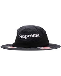 supreme stone island camo boonie black camo
