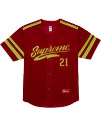 supreme x nike baseball jersey