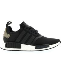adidas nmd r1 black white trace khaki