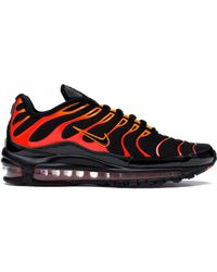 Nike Air Max 97 Plus Black Shock Orange for Men - Lyst