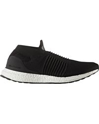ultra boost core black active purple shock red