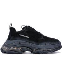 balenciaga triple s grey black volt
