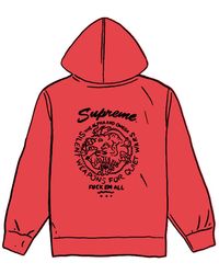 dragon overdyed hooded sweatshirt supreme