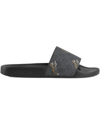 pursuit tiger print slide sandal