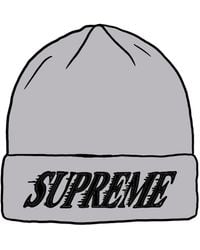 Supreme Crossover Beanie in Blue - Lyst